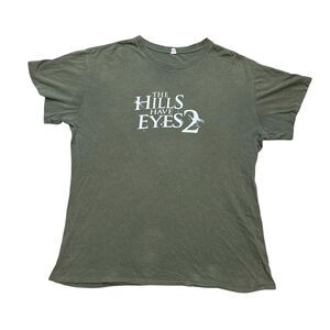 The Hills Have Eyes 2 (2007) HORROR Movie Promo T Shirt Medium Green HALLOWEEN